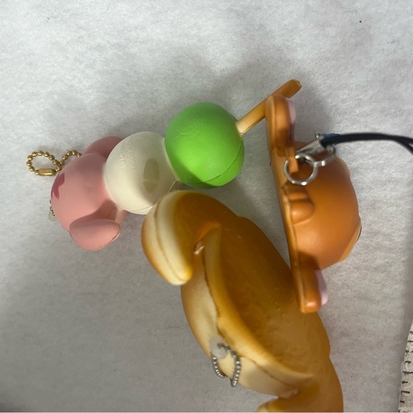 Set of 3 STITCH Squishy Marshmallow Charm Keychain Tokyo Disney Store Blue - Picture 8 of 11